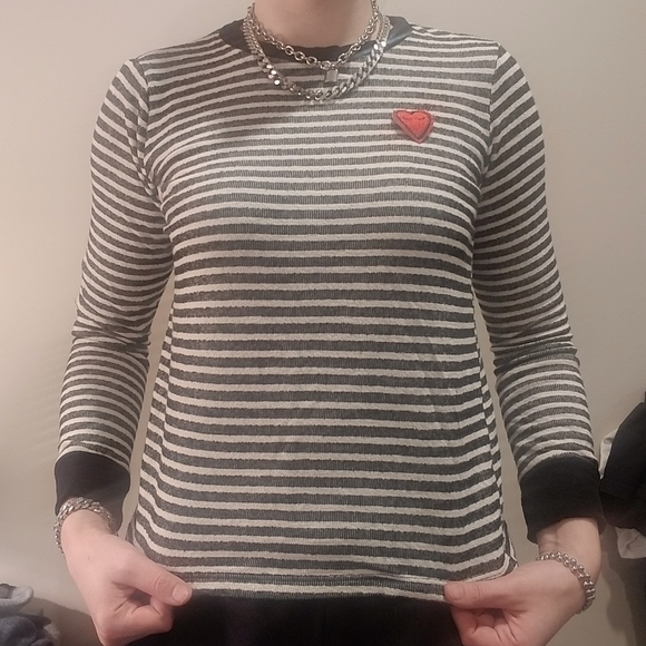 💥MOVING SALE💥 EVERYTHING MUST GO ❤️🔥 BNWOT Striped Everly Longsleve - Picture 4 of 4